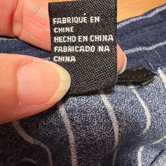 Forever 21 pinstriped shirt dress - as is - size small - Picture 4 of 9